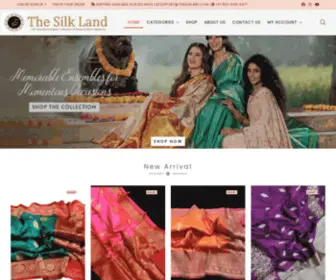 Thesilkland.com(The Land Of Silk) Screenshot