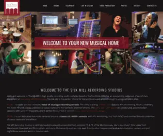 Thesilkmill.co.uk(Silk Mill Recording Studios) Screenshot