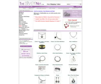 Thesilvernet.com(Silver Jewelry) Screenshot