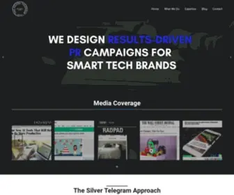 Thesilvertelegram.com(The Silver Telegram) Screenshot