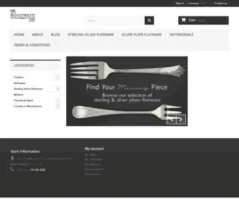 Thesilverwareguy.com(The Silverware Guy) Screenshot