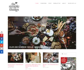 Thesimplethings.com(The online home of The Simple Things Magazine) Screenshot