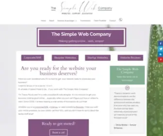Thesimplewebcompany.com(The Simple Web Company) Screenshot