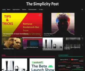 Thesimplicitypost.com(Never before has technology been so straightforward to the average user) Screenshot