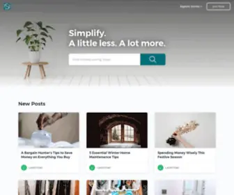 Thesimplifydaily.com(How to Be Frugal & Budget the Smart Way) Screenshot