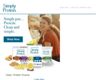 Thesimplybar.com(Protein Bars) Screenshot