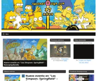 Thesimpsonsrp.com(Toda la información que necesitas sobre las series de Matt Groening en un solo sitio) Screenshot