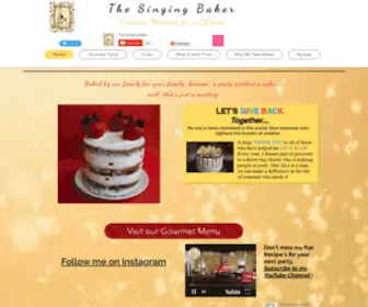 Thesingingbakerboca.com(Cake) Screenshot