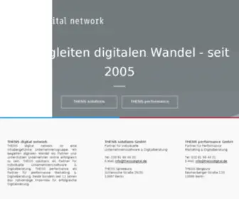 Thesisdigital.de(Thesisdigital) Screenshot