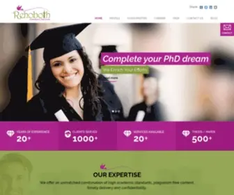 Thesiseditingsupport.com(Rehoboth Academic Services since 2013) Screenshot