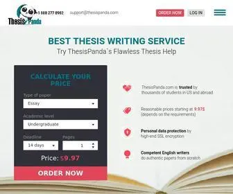 Thesispanda.com(Top Thesis Writing Services) Screenshot