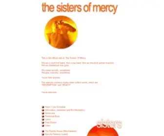 Thesistersofmercy.com(The Sisters Of Mercy) Screenshot