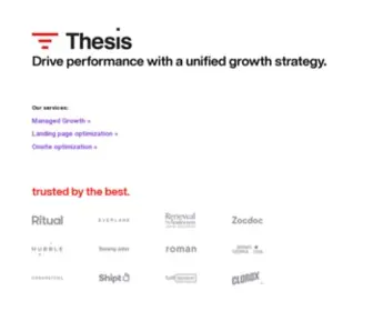 Thesistesting.com(Thesis) Screenshot