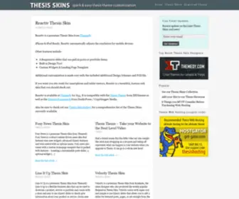 Thesistheme.net(Thesis Theme Skins) Screenshot