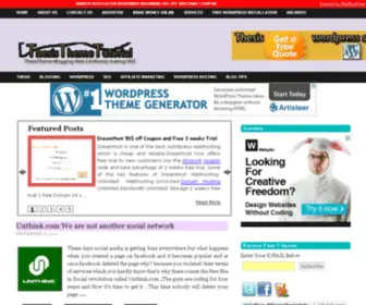 Thesisthemetutorial.net(Thesis Theme Tutorial) Screenshot