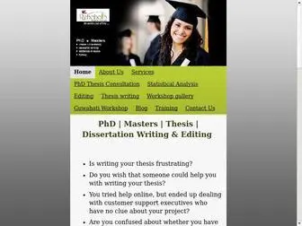 Thesiswritingsupport.com(Rehoboth Academic Services) Screenshot