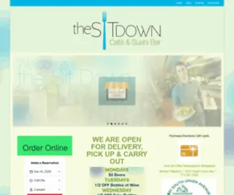 Thesitdowncafe.com(Sushi, Pizza, Family, Hyde Park) Screenshot