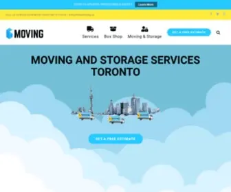 Thesixmoving.ca(The Six Moving) Screenshot