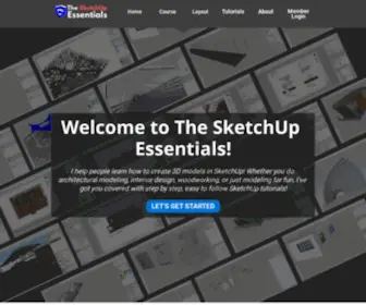 Thesketchupessentials.com(The SketchUp Essentials) Screenshot