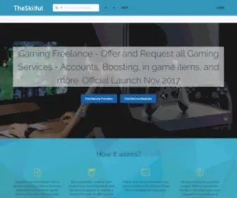 Theskilful.com(Earn Money Playing Games) Screenshot