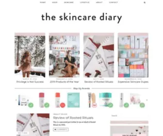 Theskincarediary.com(CAKRA777) Screenshot