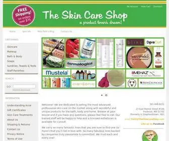 Theskincareshop.com(The Skin Care Shop) Screenshot