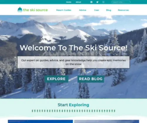 Theskisource.com(The Ski Source) Screenshot