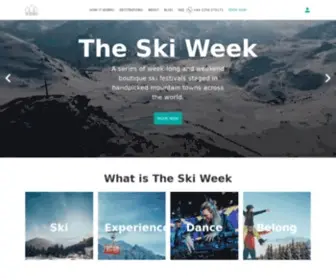 Theskiweek.com(The Ski Week) Screenshot