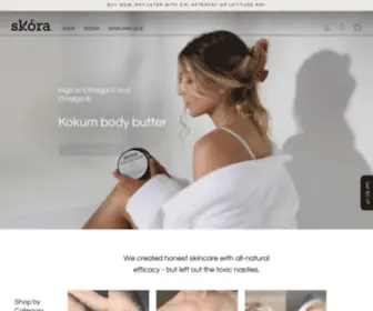 Theskorashop.com.au(Shop with confidence today and trust in the best skincare which) Screenshot