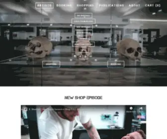 Theskullmuseum.com(The skull museum tattoo studio) Screenshot