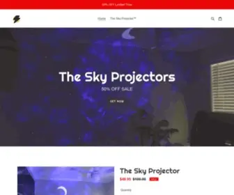 Theskyprojectors.com(The Sky Projectors) Screenshot