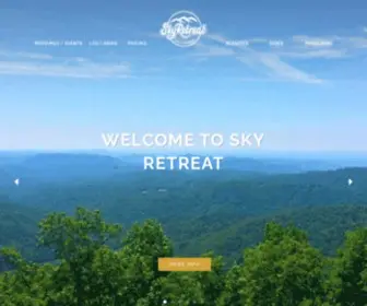 Theskyretreat.com(The Sky Retreat in Blue Ridge Mountains) Screenshot