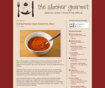 Theslackergourmet.com(The Slacker Gourmet) Screenshot