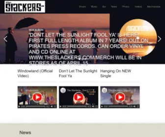 Theslackers.com(The Slackers) Screenshot