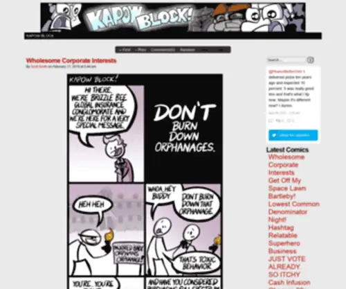 Theslackerz.com(Kapow Block) Screenshot