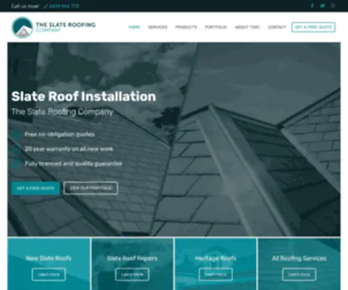 Theslateroofingcompany.com.au(The Slate Roofing Company offers quality slate roof repairs in Sydney. Our team of expert roofers) Screenshot