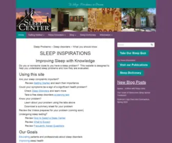 Thesleepcenteraz.com(Sleep Inspirations LLC) Screenshot