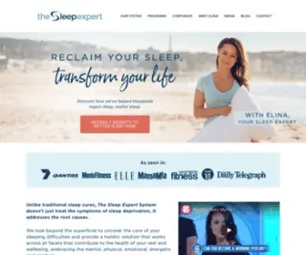 Thesleepexpert.com(The Sleep Expert offers a revolutionary sleep program) Screenshot