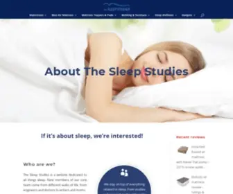 Thesleepstudies.com(About The Sleep Studies) Screenshot