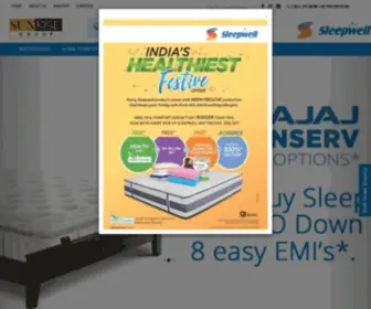 Thesleepwellgallery.com(Buy Sleepwell Mattress) Screenshot