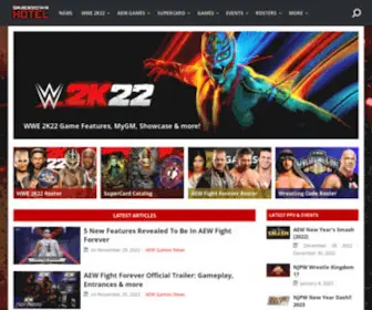 Thesmackdownhotel.com(Home of WWE 2K22) Screenshot