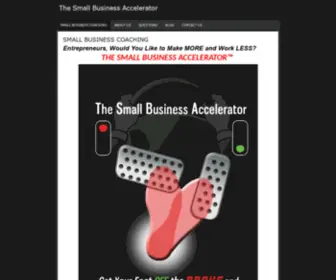 Thesmallbusinessaccelerator.com(Small Business Accelerator) Screenshot