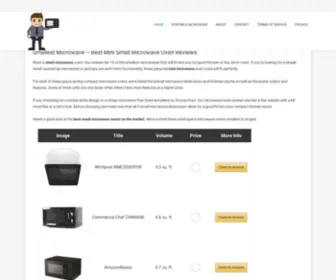 Thesmallestmicrowave.com(Smallest Microwave) Screenshot