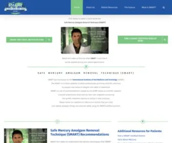 Thesmartchoice.com(SMART = Safe Mercury Amalgam Removal Technique) Screenshot