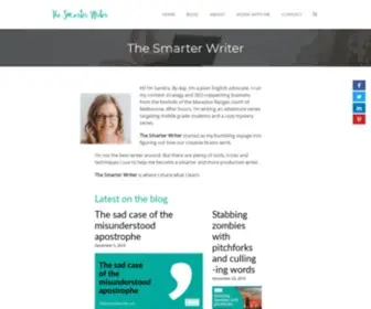 Thesmarterwriter.com(Sandra Muller) Screenshot