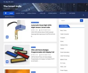 Thesmartindia.in(The Smart India) Screenshot