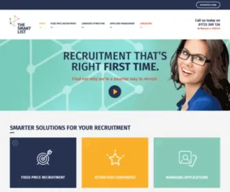 Thesmartlist.co.uk(Recruitment Solutions & Recruitment Agency) Screenshot