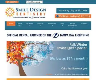 Thesmiledesign.com(Central Florida Dentist) Screenshot