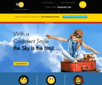 Thesmilespot.com(The Smile Spot Orthodontics & Pediatric Dentistry) Screenshot