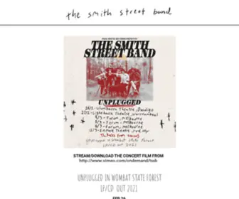 Thesmithstreetband.com(Smithies) Screenshot